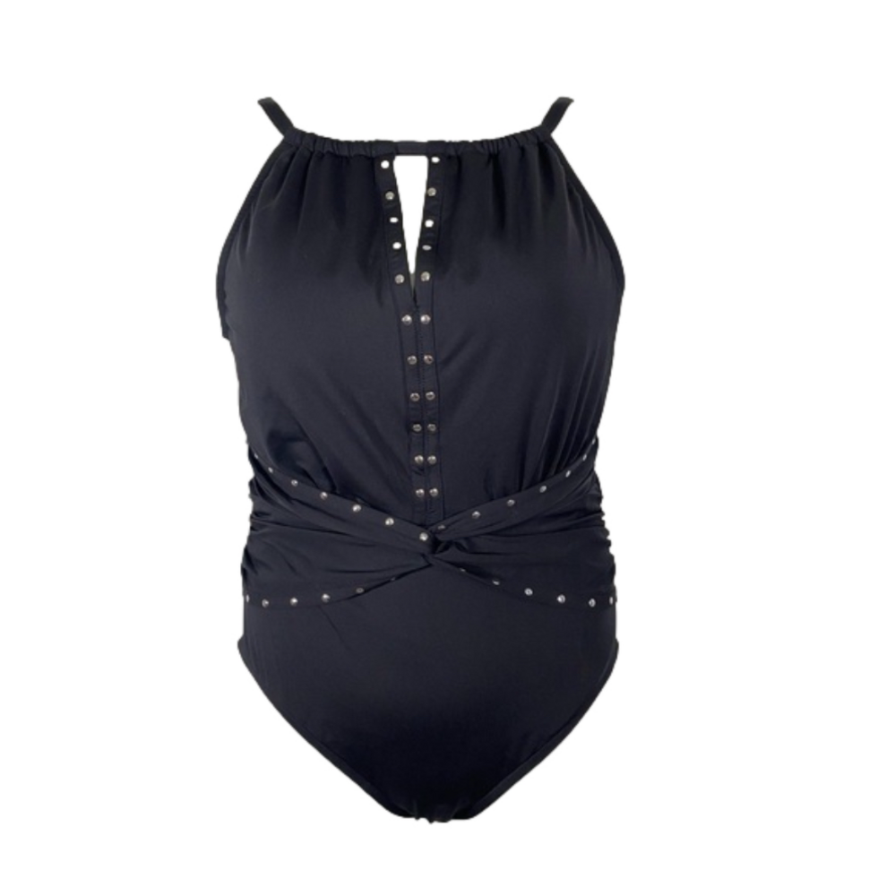 MagicSuit Riveted Diana Soft Cup Adjustable Strap One Piece Swimsuit SKU0889